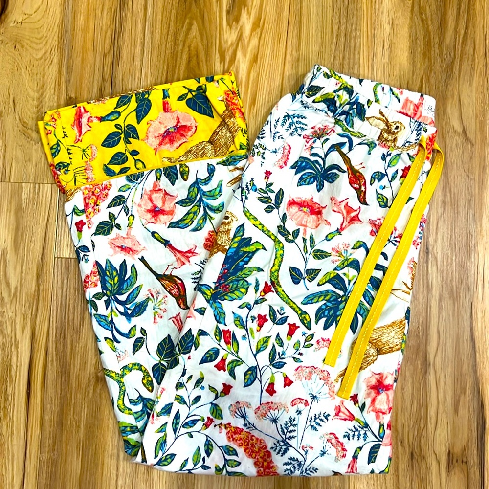 Anthropologie Kelly Louise Judd Rabbit woodland Pajamas 🐇